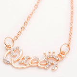 Queen Crown Necklace