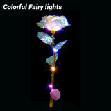 Colorful LED Fairy Rose Artificial Galaxy Rose
