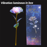 Colorful LED Fairy Rose Artificial Galaxy Rose