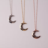 Celestial Crescent Moon Necklace