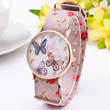 Colorful Butterfly Design WristWatch