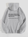 Dear Person Behind Me Hoodie With Kangaroo Pocket Pullover