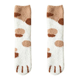 Fuzzy Cat Paw Socks