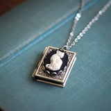 Cat Cameo Pendant Necklace
