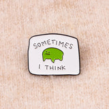 Funny Frog Enamel Pin