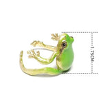 Enamel Frog Ring