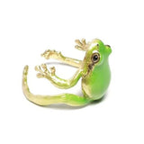 Enamel Frog Ring