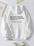 Dear Person Behind Me Hoodie With Kangaroo Pocket Pullover