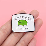 Funny Frog Enamel Pin