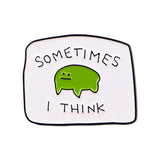 Funny Frog Enamel Pin