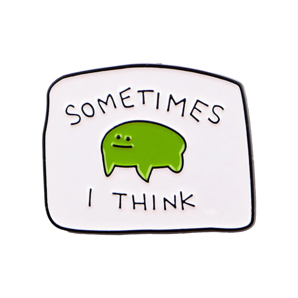 Funny Frog Enamel Pin