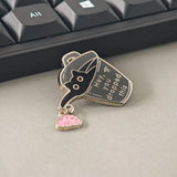 Hey You Dropped This Brain Brooches Pin