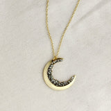 Celestial Crescent Moon Necklace