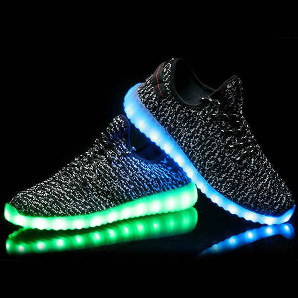 Adults Unisex LED Rechargable Glow Shoe