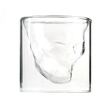 Transparent Skull Head Doomed Glass