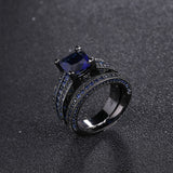Vintage Sapphire Zircon Rings