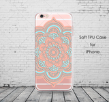 Colourful Floral Soft TPU iPhone Protection Cases