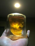 Transparent Skull Head Doomed Glass