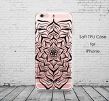 Colourful Floral Soft TPU iPhone Protection Cases