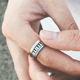 Titanium Steel Piano Swivel Ring