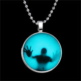 Steampunk Glow In The Dark Pendant Necklaces