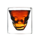 Transparent Skull Head Doomed Glass