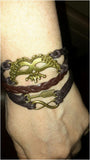 Infinity Love Charm Leather Bracelets