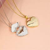 Photo Necklace With Heart Shaped Frame
