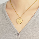 Photo Necklace With Heart Shaped Frame
