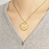 Photo Necklace With Heart Shaped Frame