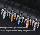 Dragon Hexagonal Crystal Necklace