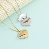Photo Necklace With Heart Shaped Frame