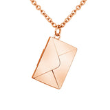 Love You Card Pendant Necklace