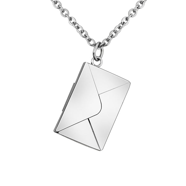 Love You Card Pendant Necklace