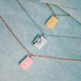 Love You Card Pendant Necklace