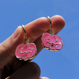 Big Pumpkin Hoop Earrings