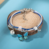 Drip Glaze Butterfly Bracelet