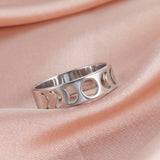 Full Crescent Moon Ring