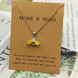 Bee Necklace With Note