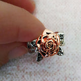 Rose Gold Plated Flower Ring