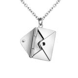 Love You Card Pendant Necklace