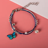 Drip Glaze Butterfly Bracelet