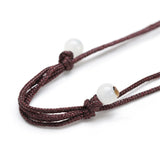 Black Tourmaline Stone Pendant Necklace