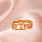 Full Crescent Moon Ring