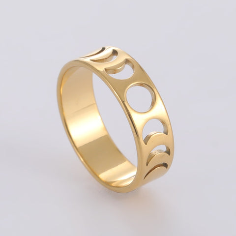 Full Crescent Moon Ring