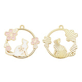 Cat And Flower Pendant Necklace