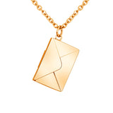 Love You Card Pendant Necklace