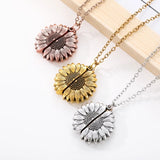 You Are My Sunshine Sunflower Necklace