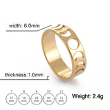 Full Crescent Moon Ring
