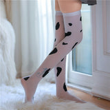 Cow Thigh High Stockings